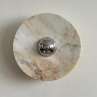 Calacatta Round Marble Wall Sconce – detail 21