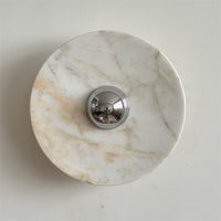 Calacatta Round Marble Wall Sconce – detail 14