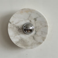 Calacatta Round Marble Wall Sconce – detail 17