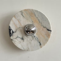 Calacatta Round Marble Wall Sconce – detail 18