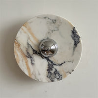 Calacatta Round Marble Wall Sconce – detail 26