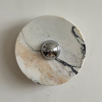 Calacatta Round Marble Wall Sconce – detail 22