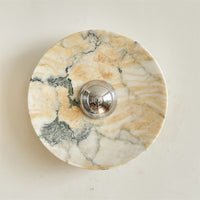 Calacatta Round Marble Wall Sconce – detail 27