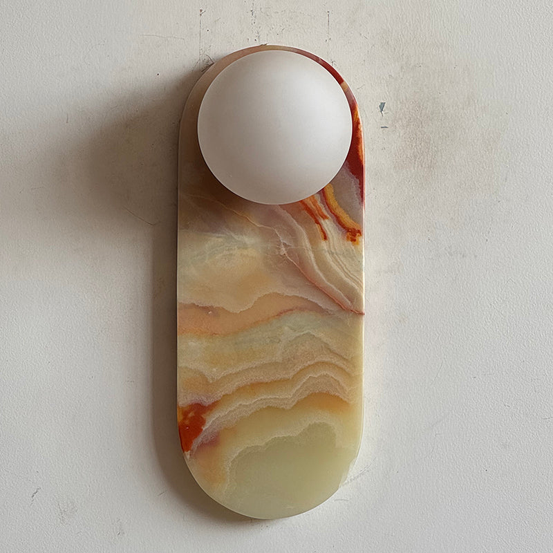 Lucie Cyan Jade Sconce ∅ 4.7″ x H 12.6″