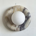 Load image into Gallery viewer, Orli Beige Marble Sconce

