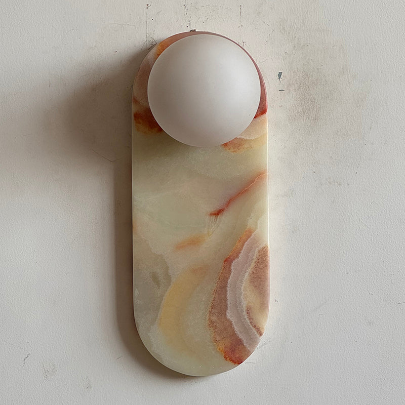 Lucie Cyan Jade Sconce ∅ 4.7″ x H 12.6″