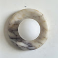 Load image into Gallery viewer, Orli Beige Marble Sconce
