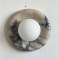 Load image into Gallery viewer, Orli Beige Marble Sconce
