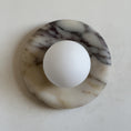 Load image into Gallery viewer, Orli Bvlgari Purple Marble Sconce
