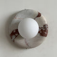 Load image into Gallery viewer, Orli Red Marble Sconce
