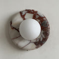 Load image into Gallery viewer, Orli Red Marble Sconce
