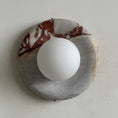 Load image into Gallery viewer, Orli Red Marble Sconce
