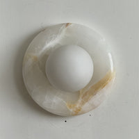 Orli White Onyx Sconce – detail 33