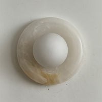 Orli White Onyx Sconce – detail 35