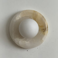 Orli White Onyx Sconce – detail 36