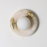 Orli White Onyx Sconce – detail 18