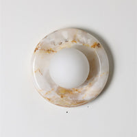 Orli White Onyx Sconce – detail 27