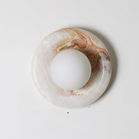 Orli White Onyx Sconce – detail 22