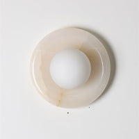 Orli White Onyx Sconce – detail 23