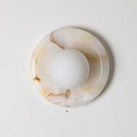 Orli White Onyx Sconce – detail 25