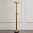 Charger l'image dans la visionneuse de la galerie, Baroque Brass Freestanding Coat Rack

