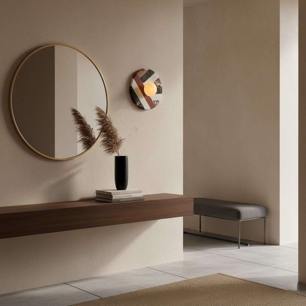 Battuto Marble Wall Lamp