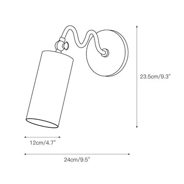 Bea Wall Lamp – detail 3 — Dimension drawings 1