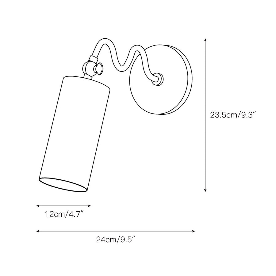 Bea Wall Lamp – detail 3 — Dimension drawings 1