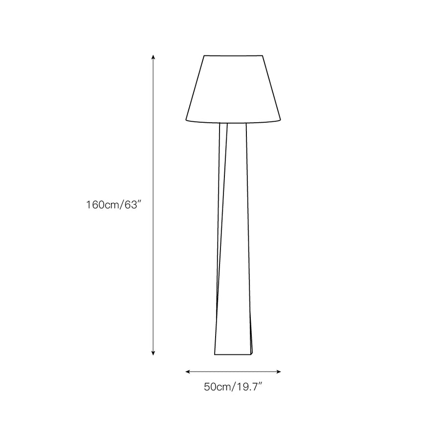 Beke Floor Lamp – detail 3 — Dimension drawings 1