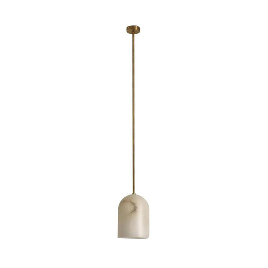 Belfry Arm Alabaster Pendant Lamp