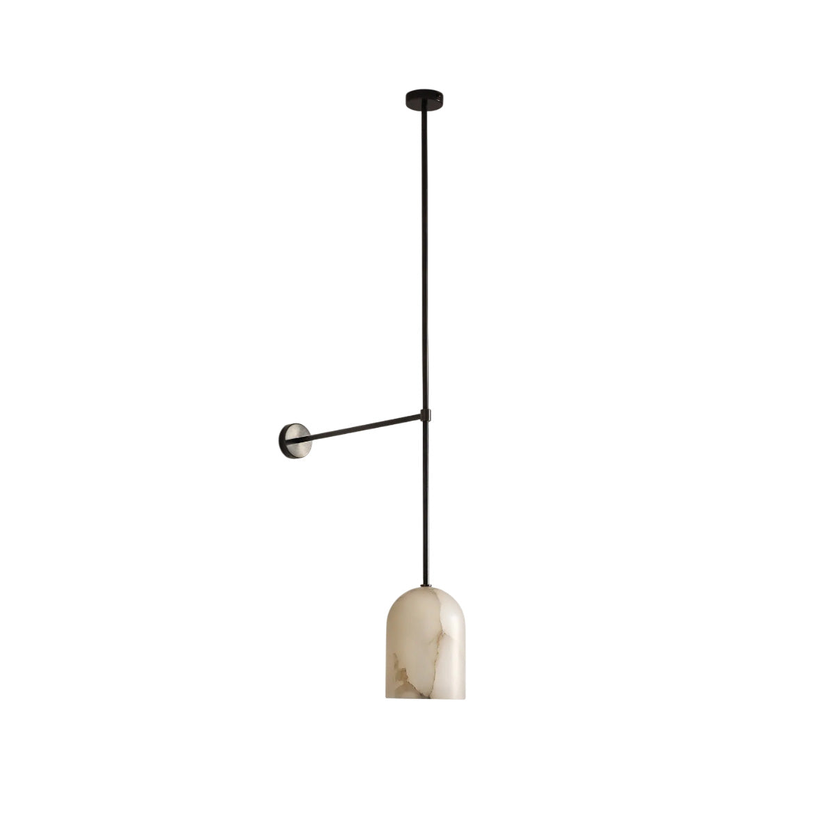 Belfry Arm Alabaster Sconce