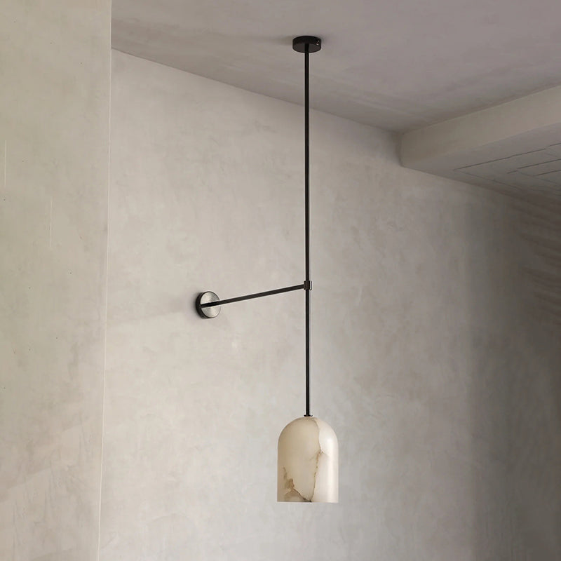 Belfry Arm Alabaster Sconce