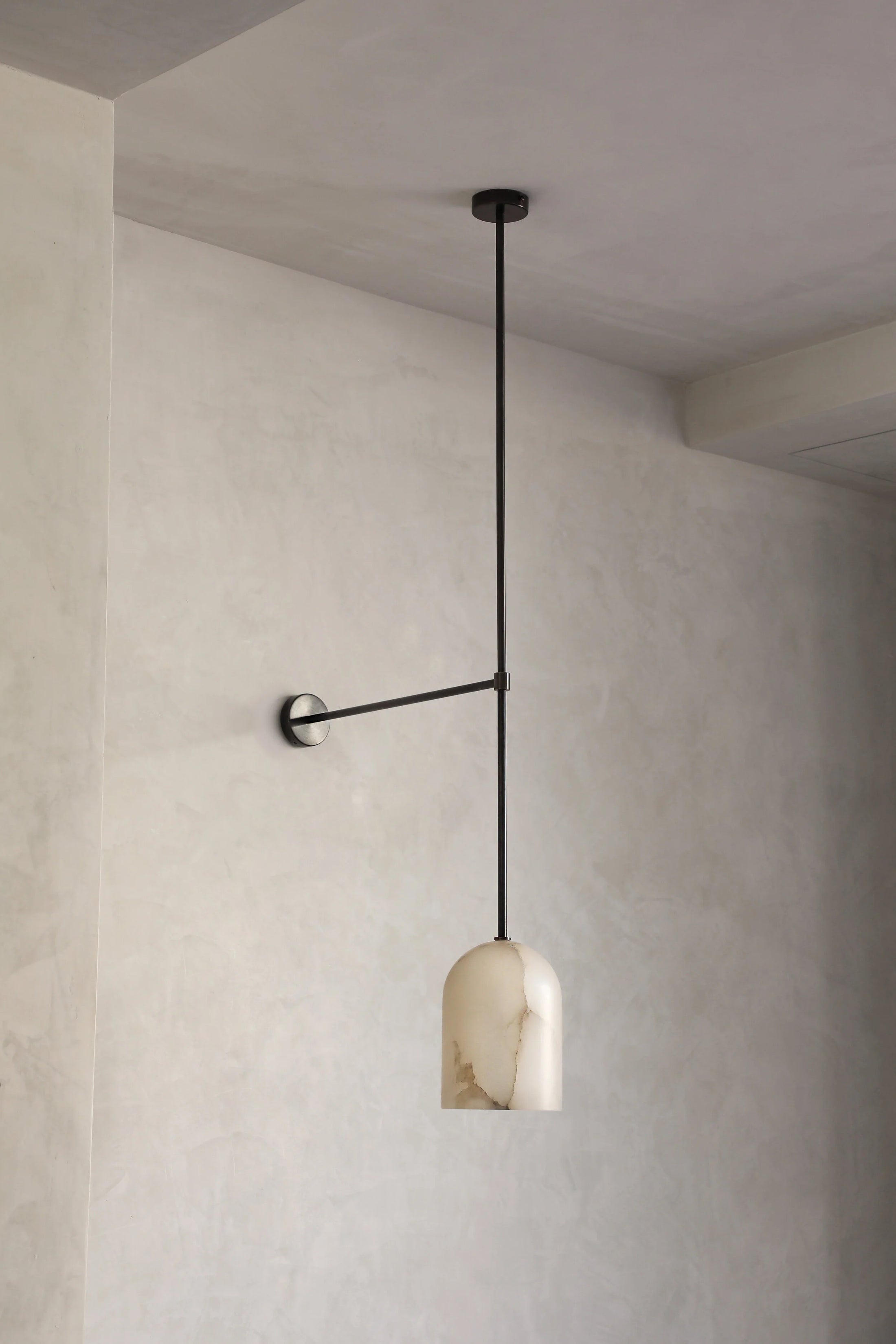 Belfry Arm Alabaster Sconce