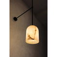 Load image into Gallery viewer, Belfry Arm Alabaster Sconce

