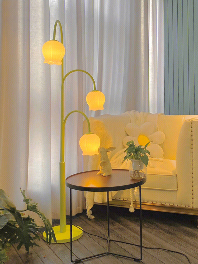 Lampadaire Orchidée Cloche