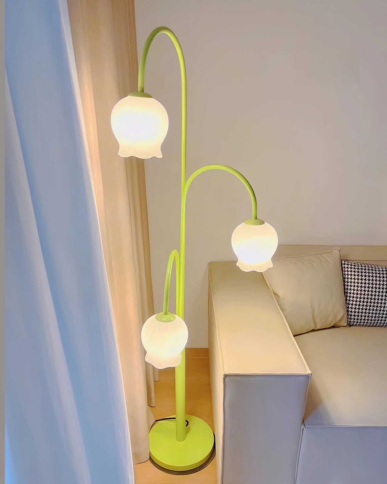 Lampadaire Orchidée Cloche