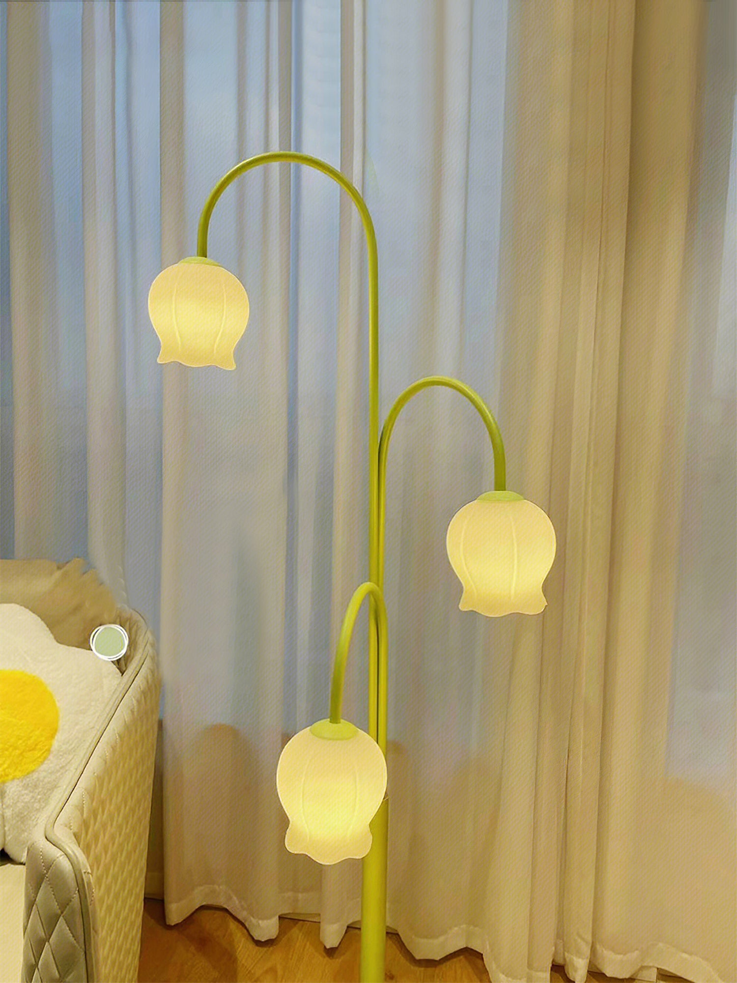 Lampadaire Orchidée Cloche