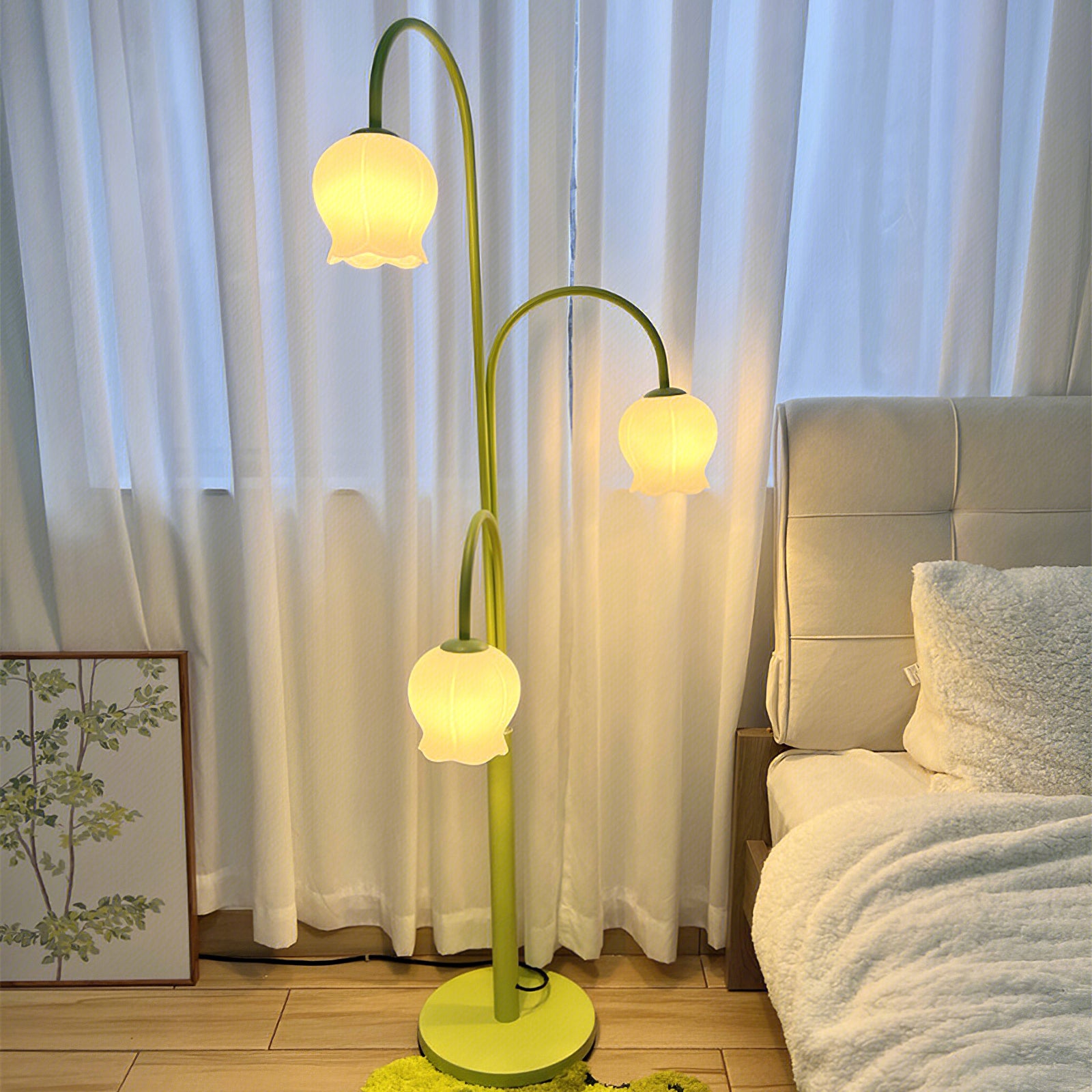 Bell Orchid Floor Lamp