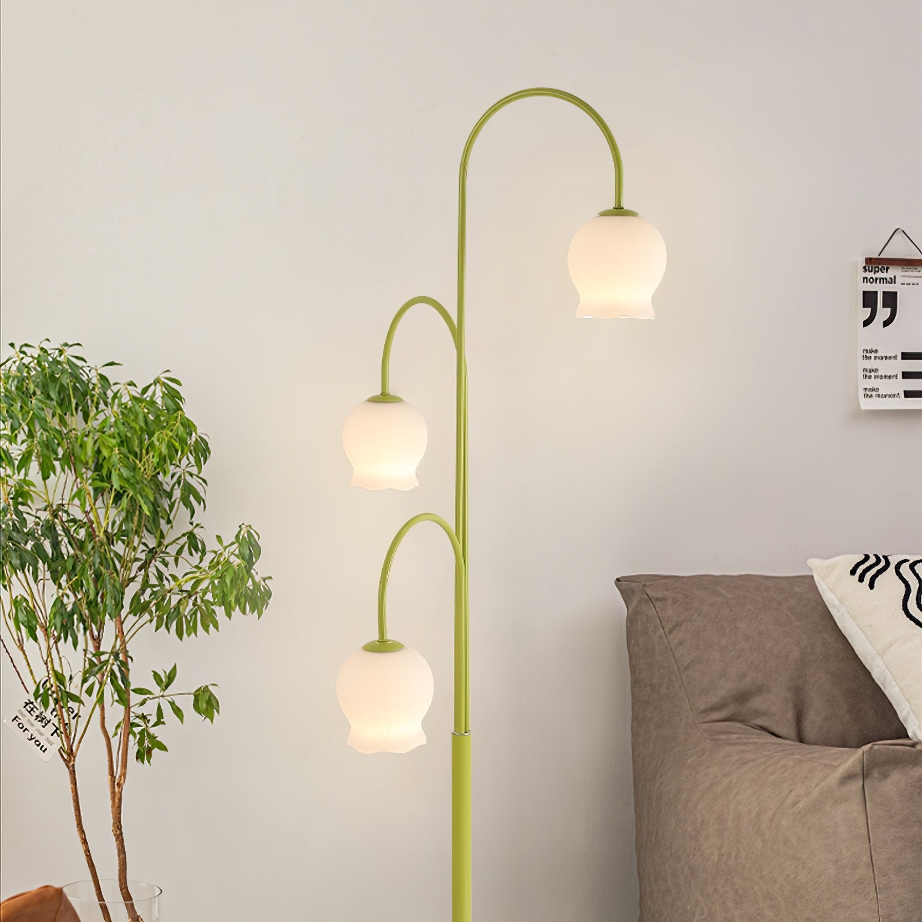 Bell Orchid Floor Lamp