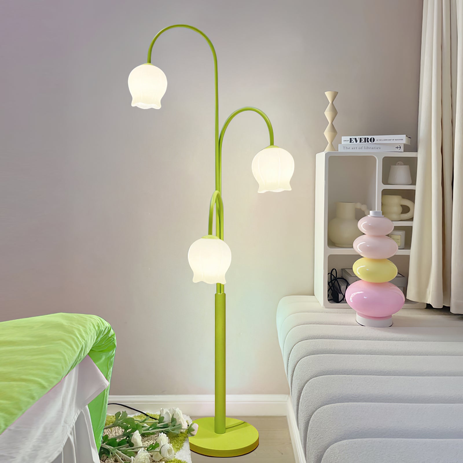 Lampadaire Orchidée Cloche