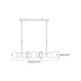 Load image into Gallery viewer, Belmont Brass Alabaster Linear Chandelier
