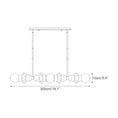 Load image into Gallery viewer, Belmont Brass Alabaster Linear Chandelier
