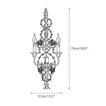 Belmonte Wall Lamp – detail 3 — Dimension drawings 1