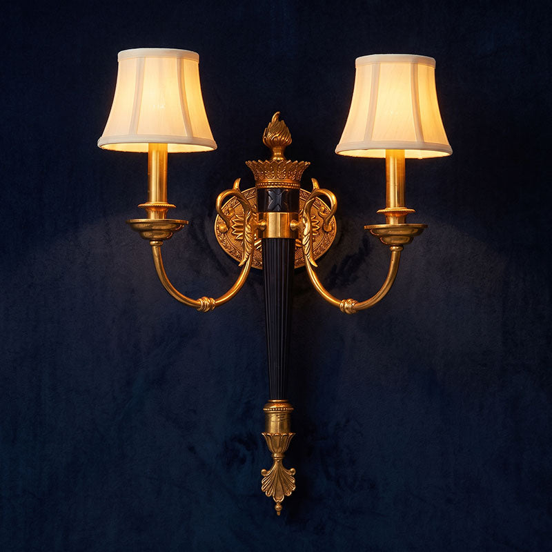 Aurelia Dual Disc Alabaster Wall Sconce