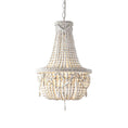 Load image into Gallery viewer, Betsey Wood Bead Chandelier
