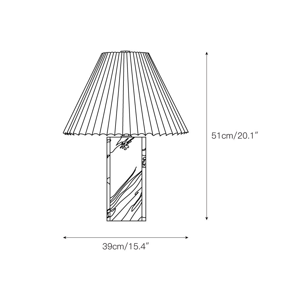 Bianca Marble Table Lamp