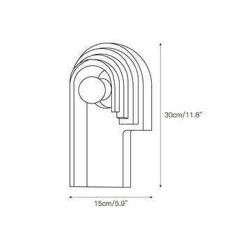 Bien Wall Lamp – detail 5 — Dimension drawings 3