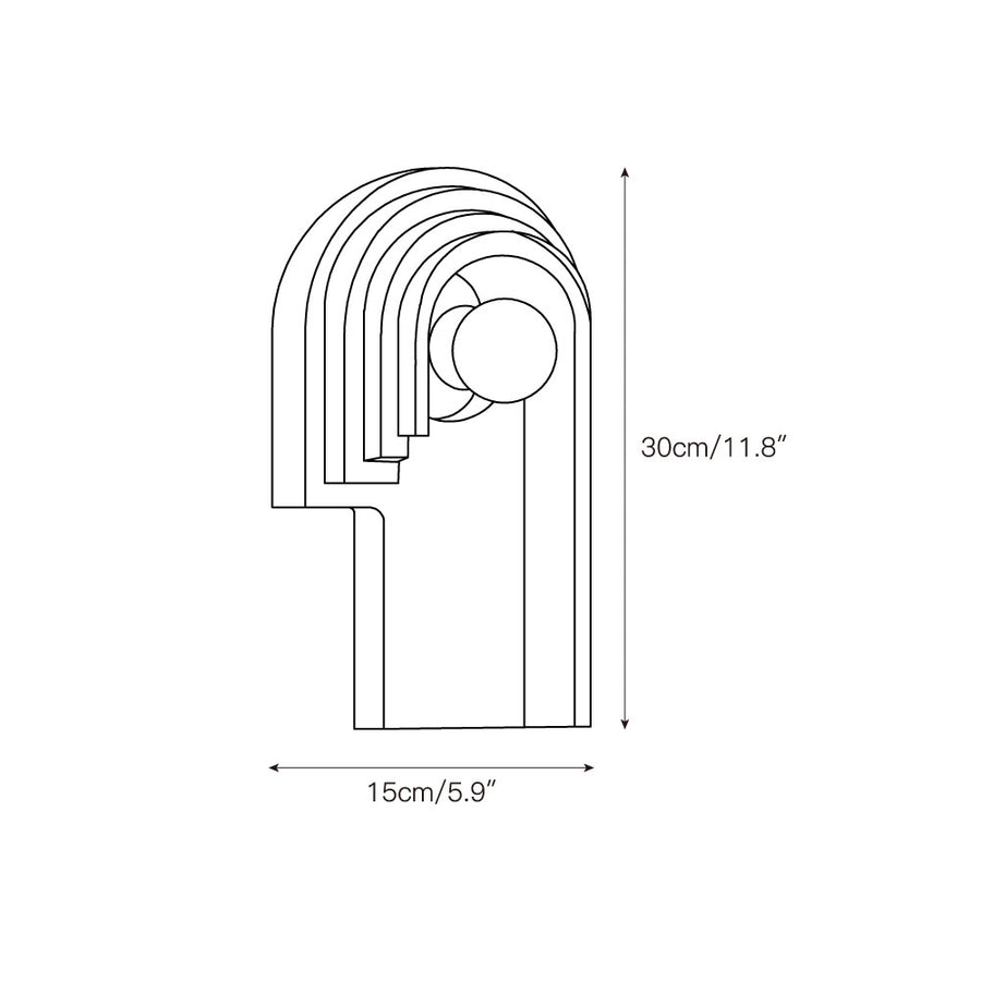 Bien Wall Lamp – detail 6 — Dimension drawings 4
