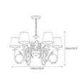 Load image into Gallery viewer, Bird Fabric Chandelier – detail 3

