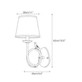 Bild in Galerie-Betrachter laden, Bird Fabric Wall Sconce
